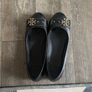 Black Tory Burch Flats